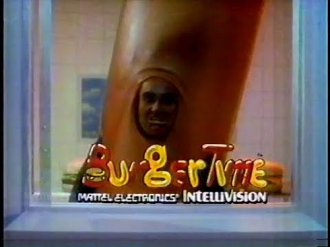 1983 - Intellivision Burger Time - Help Me Commercial