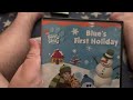 Comparison Video 2 Blue S Clues Blue S First Holiday 2003 VHS DVD