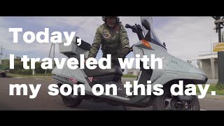 【父の背中】父「バイクメインの動画もほしい」って要望に応えました