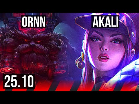 ORNN vs AKALI (TOP) | 6/1/11 | EUW Challenger | 25.10