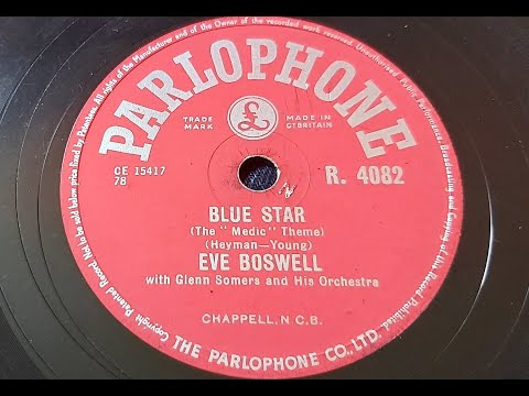 Eve Boswell 'Blue Star'  1955 78 rpm