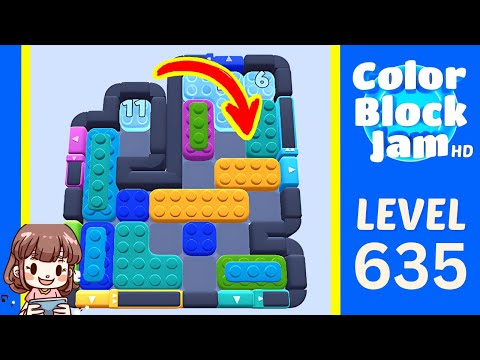 Color Block Jam Level 635 Solution Walkthrough