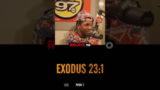 Pusha T Explains 'Exodus 23:1' Controversy #shorts