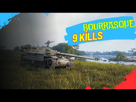 The French Assassin Bourrasque - 9 Kills / World of Tanks New Replays