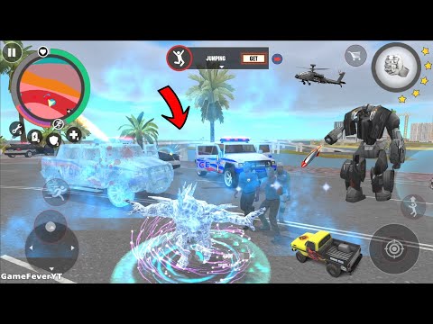Stone Giant (ICE Golem Man Freeze Police Robot Car)Mutant Man Fight Police Man - Android Gameplay HD