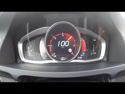 Volvo V60 D4 2.0D 190 HP 0-100 km/h acceleration