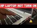 How To Fix Laptop Not Turning On I HP Laptop