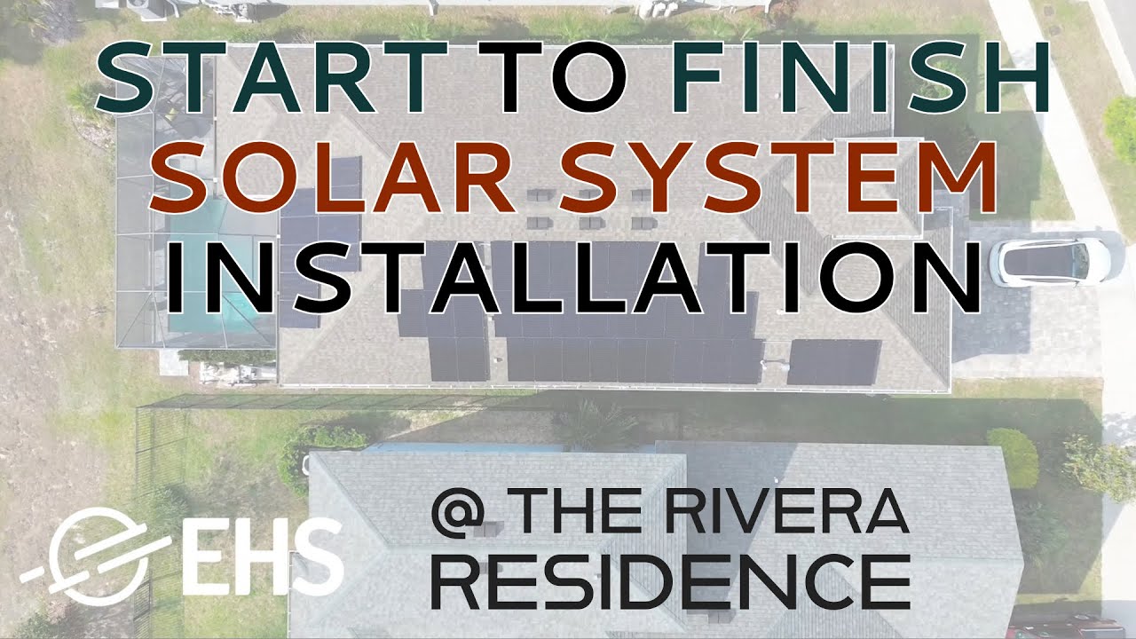 From Start to Solar: EHS Powers Up the Rivera Home in Tampa!
