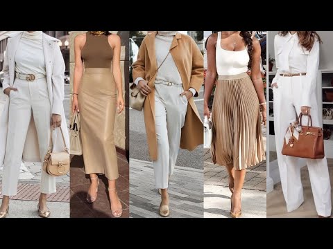 Una MUJER con CLASE ESTILO y ELEGANCIA VISTE ASI SENCILLA y DISCRETA