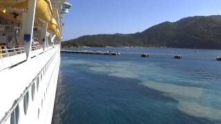 preview picture of video 'Labadee, Haiti - Independence of the Seas Arrival HD (2013)'