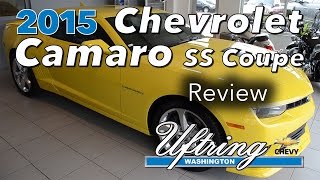 preview picture of video '2015 Chevrolet Camaro SS Coupe Review - Uftring Chevy - Washington, IL'