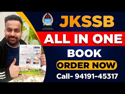 Best Book To Crack Jkssb Exams || All In One Book For S.I || Junior Assistant || Patwari|| Order Now