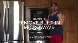 How To Remove Built In Microwave