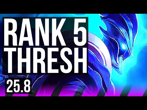 THRESH & Aphelios vs RAKAN & Nilah (SUP) | Rank 5 Thresh, 1/1/12, 65% winrate | BR Challenger | 25.8