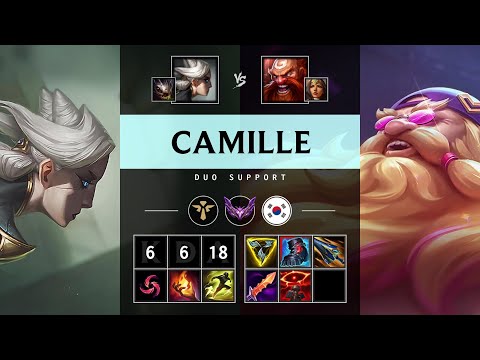 Camille Support vs Gragas - KR Master Patch 25.18