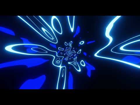 Hypnotic Trippy Ice Blue Tunnel Abstract Background Video VJ Loop Lines Pattern 4k Screensaver