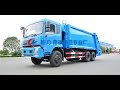 18cbm 20cbm Waste Garbage Compactor Truck Operation Step Video
