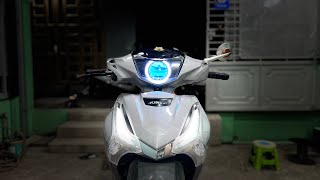 Future 125 2019 Sau 3 Năm Quay Lên Luôn Bi Cầu H70 70w Siêu Khủng, Xe Dọn Cực Đẹp