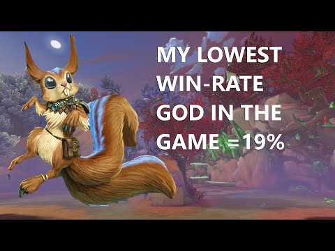 PLAYING MY LOWEST WIN-RATE GOD IN THE GAME! - Grandmasters Ranked 1v1 Duel - SMITE
