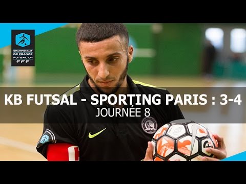 J8 : KB Futsal - Sporting Paris (3-4), le résumé