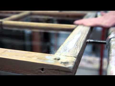 Att skrapa och måla ett fönster