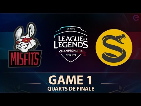 MISFITS VS SPLYCE • GAME 1 - QUARTS DE FINALE - LCS EU 2017