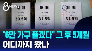 "6만 가구 풀겠다" 그 후 5개월..어디까지 왔나 / SBS 8뉴스