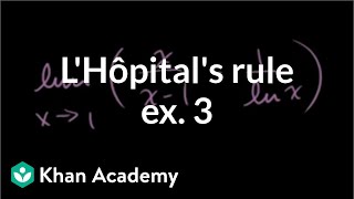 L'Hopital's Rule Example 3