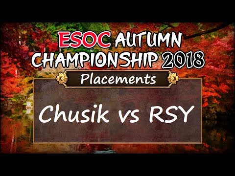 [AoE3] ESOC Autumn Championship 2018 — Placements: Chusik vs RSY