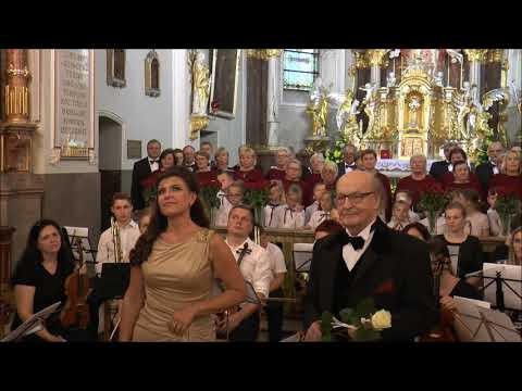 Duet Aleksandra Stokłosa i Wiesław Ochman w utworze Lo te vurria  Koncert Dziekuję Ci Mamo