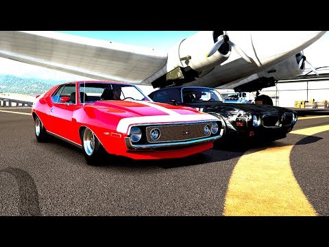 RACHA ENTRE CLÁSSICOS: AMC JAVELIN VS PONTIAC - FORZA HORIZON 3 ONLINE (G27 mod)