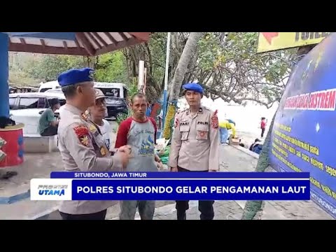 SATPOLAIRUD POLRES SITUBONDO ANTISIPASI CUACA EKSTREM DI TEMPAT WISATA JELANG NATARU