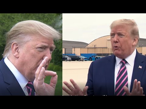 Trump speaks to reporters before departing for Phoenix 5/5/2020