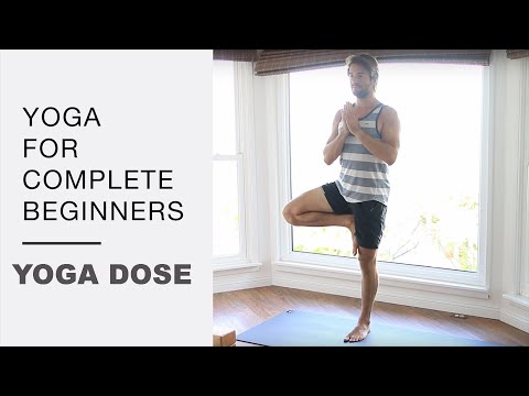Yoga For Complete Beginners 25 Minute Home Workout | Yoga Dose
