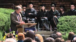 EXCERPT: "So for this age, for your time, I want you to just think about this: Think about NOT waiting your turn. Instead, think about getting together with friends that you admire, or envy. Think about entrepeneuring. Think about NOT waiting for a company to call you up. Think about not giving your heart to a bunch of adults you don't know. Think about horizontal loyalty. Think about turning to people you already know, who are your friends, or friends of their friends, and making something that makes sense to you together, that is as beautiful or as true as you can make it. And when it comes to security, to protection, your friends may take better care of you than CBS took care of Charles Kuralt in the end. In every career, your job is to make and tell stories, of course. You will build a body of work, but you will also build a body of affection, with the people you've helped who've helped you back." (Full text.)