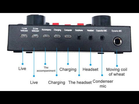 How to set up V8 Sound card for Live Streaming and Recording