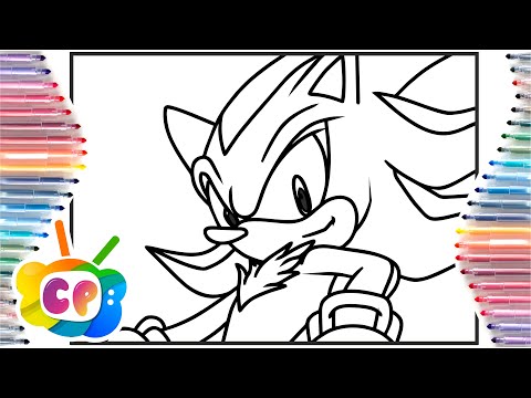 Haw to draw Shadow Sonic / Shadow coloring page / Elektronomia - Energy [NCS Release]