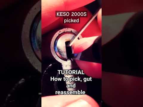 KESO 2000S - picking, gutting and reassembling tutorial - link in description