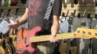 1968 Fender Pink Paisley Bass 00960