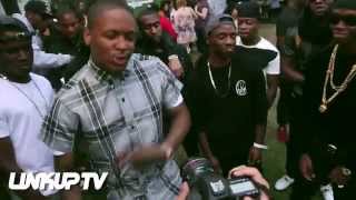 YG &amp; Berner shoot All In A Day video backstage at Wireless Festival