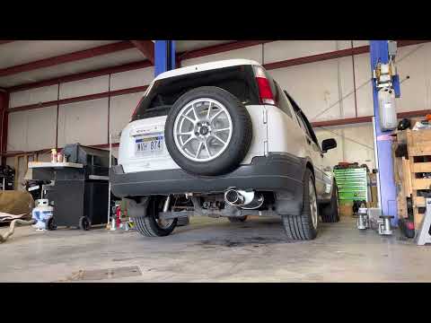 Fujitsubo catback exhaust RD1 CR-V