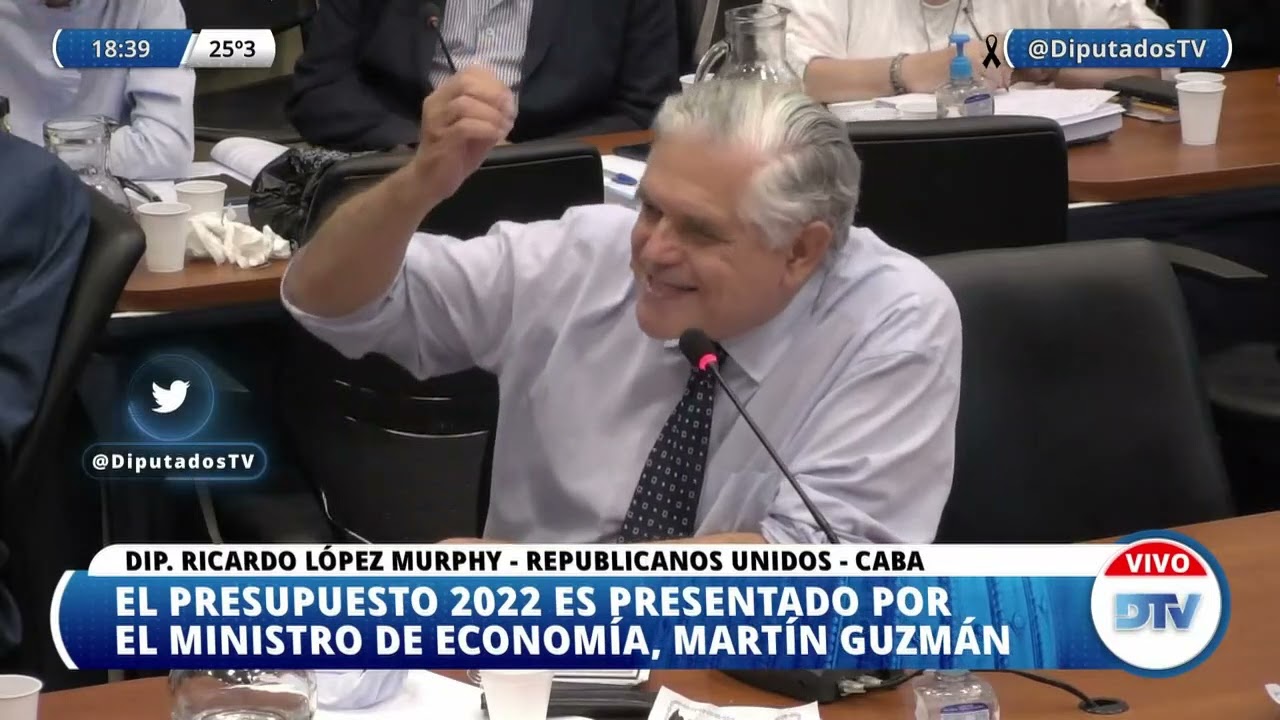 Intervención de López Murphy en la exposición del ministro Guzman