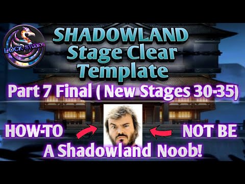 SHADOWLAND STAGE CLEAR TEMPLATE! PART 7 (NEW STAGES 30-35) - MFF - Marvel Future Fight