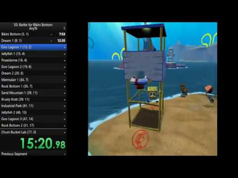 SpongeBob SquarePants: Battle for Bikini Bottom Any% Speedrun 1:41:46