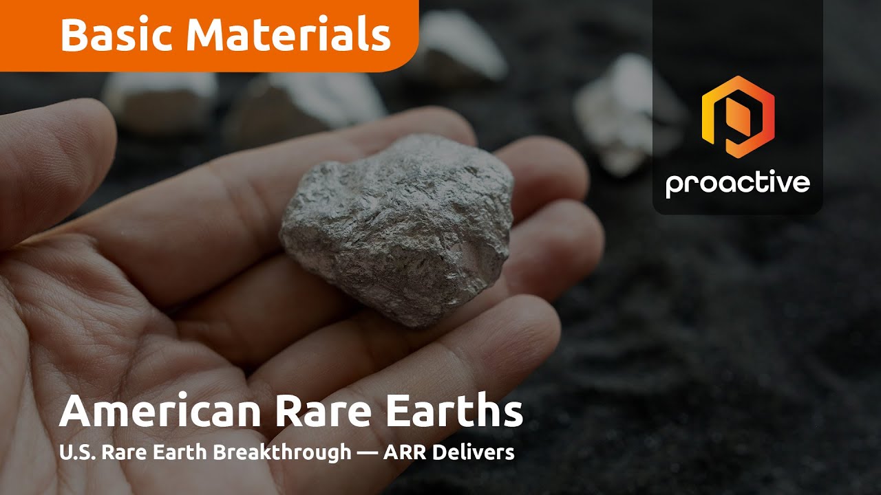 Just The Facts: American Rare Earths produces first high-purity REE concentrates at Halleck Creek
