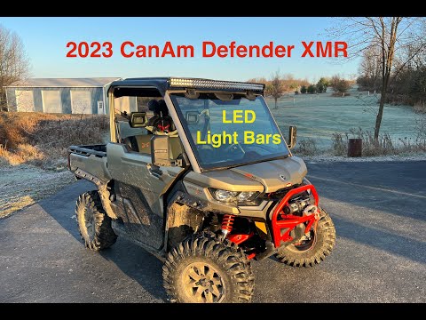2023 CanAm Defender XMR - LED Light Bar Installation