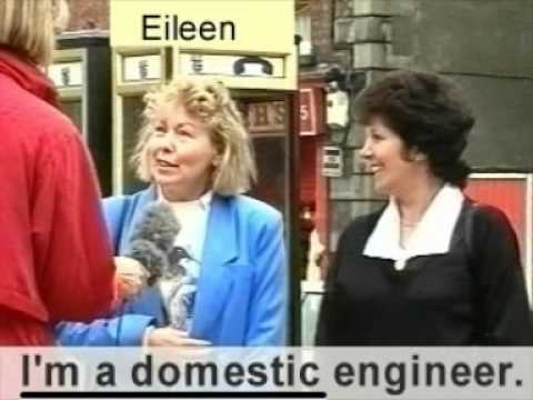 Real English 24b - What's your job for beginners - with subtitles