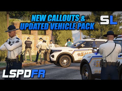 New Callouts, Vehicle & Siren Installed LSPDFR GTA 5