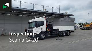 Camion plateau Scania G420 6X2 New! Palfinger PK24.001 SLD 5 Crane Kran Retarder Lift+ | Image 4 - Autoline