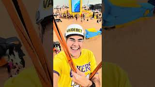 Tirolesa na arena Forró Verão e João Pessoa-PB